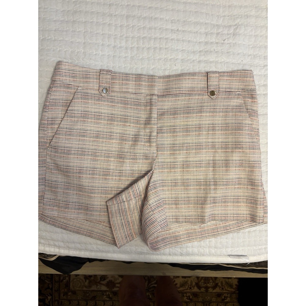 Ann Taylor‎ Loft Riviera Short, 8, White, Blue, Pink, Classic